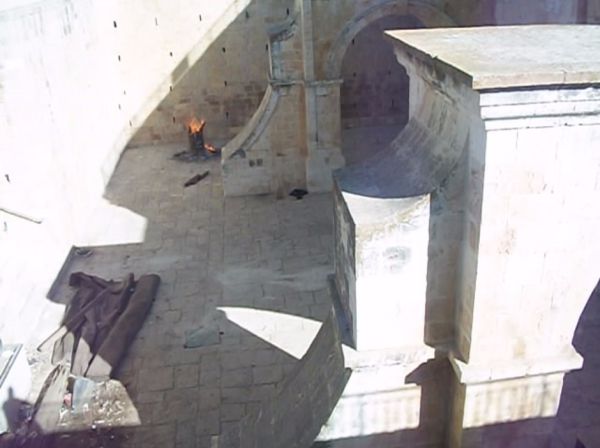 תיעוד: קורות המתוארכות לבית ראשון מפונות בהר הבית