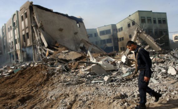 תיעוד: הפצצות של מפקדות חמאס בעזה