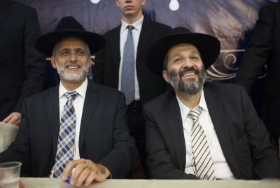 רבני ש"ס החליטו: אלי ישי ראשון; אריה דרעי שני