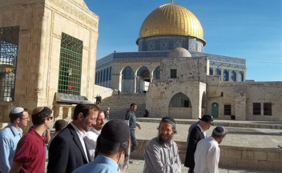 פייגלין עלה להר הבית להודות לקב"ה על הצלחתו
