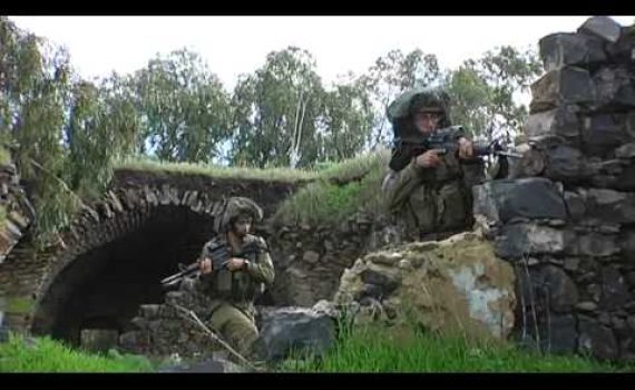 אימון ראשון לגדוד 'נצח יהודה' ברמת הגולן