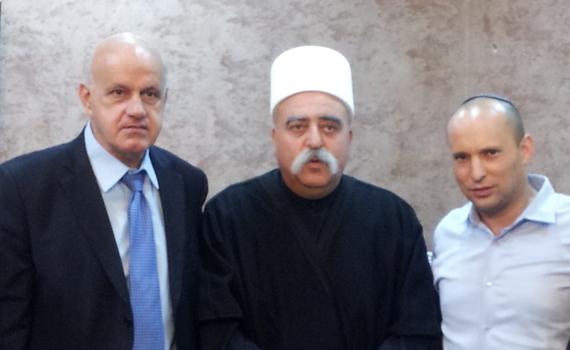 ביקור ממגזר אחר: בנט לבכירי העדה הדרוזית "אתם אחיי"