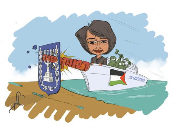 קריקטורה:  חנין זועבי תרוץ לכנסת