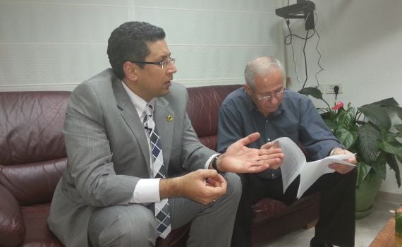 כוננות בצפון? השר להגנת העורף בדק מקלטים בצפת