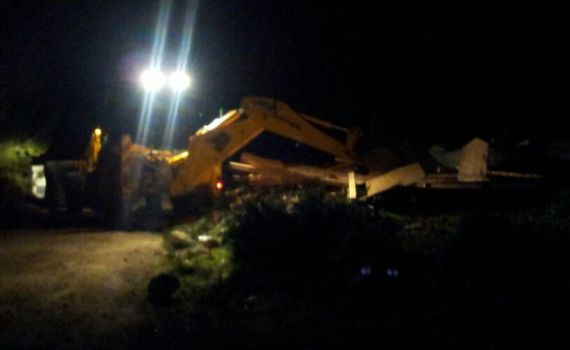 מג"ב פשט על בתי המשפחות והשליכם באמצע הלילה