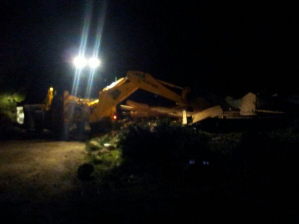 מג"ב פשט על בתי המשפחות והשליכם באמצע הלילה