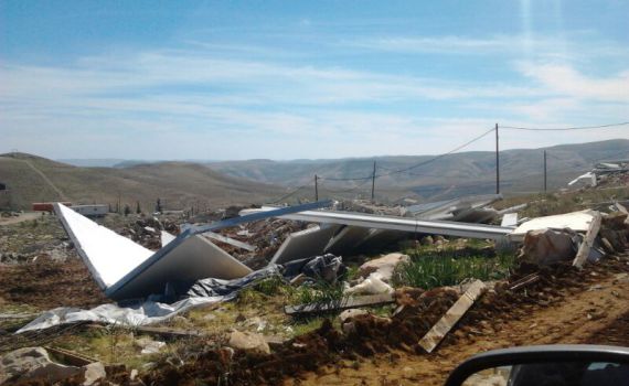 תוך כדי המו"מ הרס צה"ל ישוב היושב על אדמות מדינה