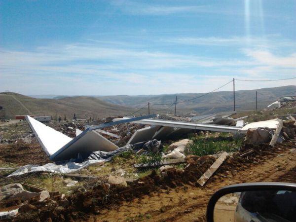 תוך כדי המו"מ הרס צה"ל ישוב היושב על אדמות מדינה