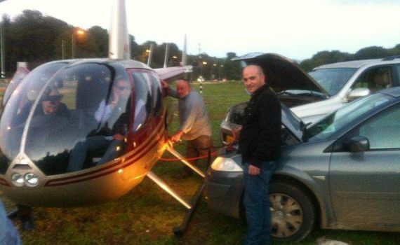 ונהפוך הוא: מכונית חילצה מסוק תקוע