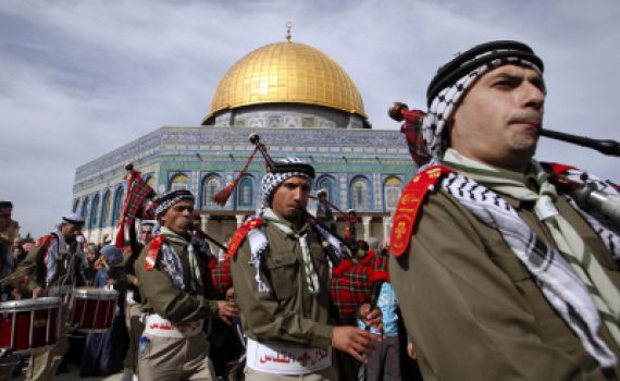 שוטר לפייגלין בהר הבית: כיפת הסלע בריבונות הוואקף