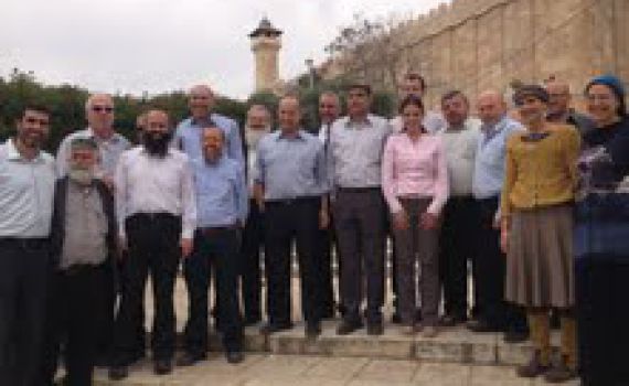סיעת הבית היהודי סיירה בחברון "הכל התחיל כאן"