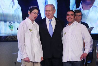 אליאור בביאן וישי אייזנברג זכו במשותף בחידון התנ"ך