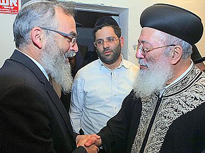 הניסיון הנואש של ש"ס: הרב סתיו תמורת הרב עמאר