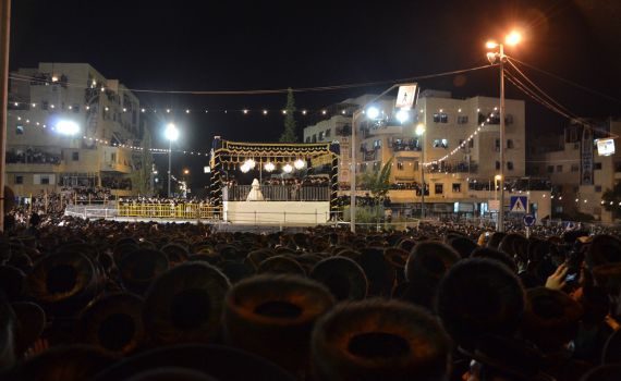 גלריית תמונות: חתונת נכדו של האדמו"ר מבעלזא