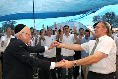 ישיבת הר עציון חגגה 80 לרב אהרון ליכטנשטיין