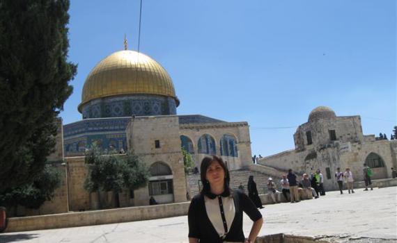 לקראת חתונתה: ציפי חוטובלי עלתה להר הבית