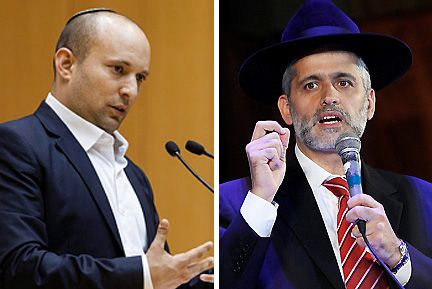 בנט ואלי ישי נאבקים: מי יאכל את ההמבורגר הראשון