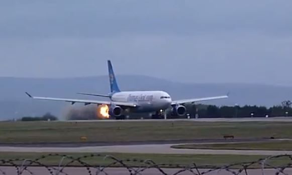 כמעט אסון: לפני ההמראה – מנוע המטוס התפוצץ