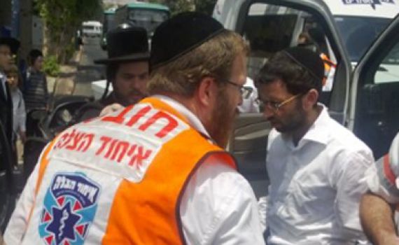 פעוט נפגע בראשו ממשאית; מצבו בינוני