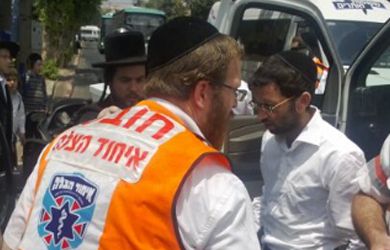 פעוט נפגע בראשו ממשאית; מצבו בינוני