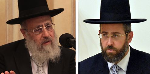 נצחון חרדי: הרב דוד לאו הרב הראשי האשכנזי, הרב יצחק יוסף הרב הספרדי