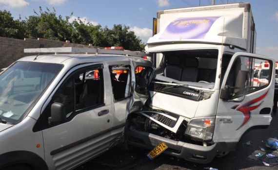 הרוג בתאונה קשה בכביש גהה מול בר אילן