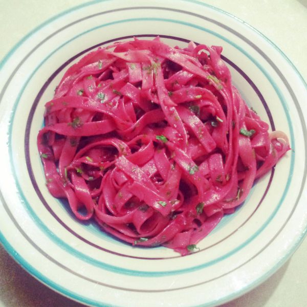 האדום האדום הזה: מתכון לפסטה ברוטב סלק