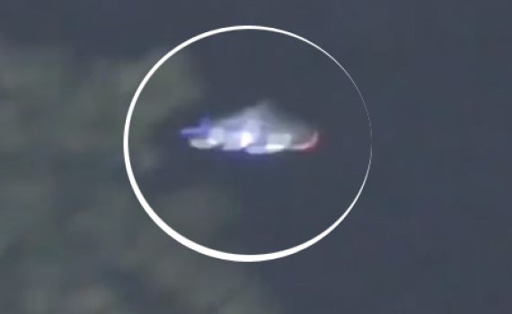 צפו: עב"מ זרחני מרחף מעל מגרש ספורט