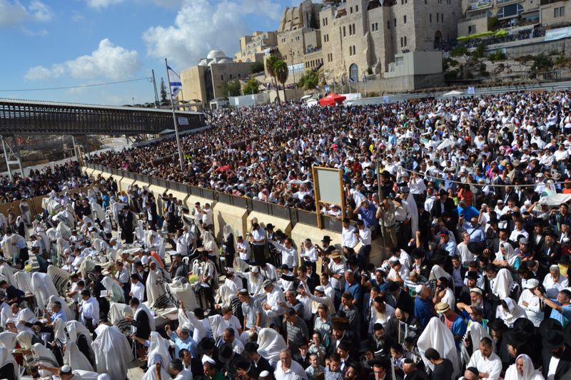 לברך את עמו ישראל באהבה: ברכת הכהנים תשע"ד בכותל המערבי, תיעוד מרהיב