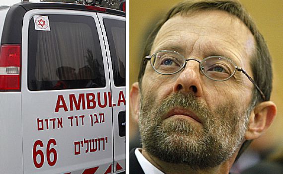 פייגלין נפצע בתאונת אופניים: פונה בהכרה לבית חולים