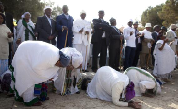 אלפים מיוצאי אתיופיה השתתפו בתפילה המסורתית לציון חג הסיגד