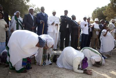 אלפים מיוצאי אתיופיה השתתפו בתפילה המסורתית לציון חג הסיגד