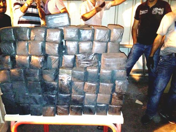 סוכל ניסיון הברחה של 320 ק"ג חשיש מסיני