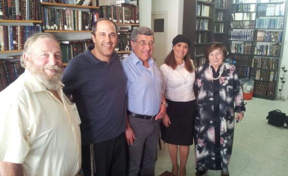 משפחת הרב מרדכי אליהו זצ"ל בעד 'ירושלים מאוחדת'