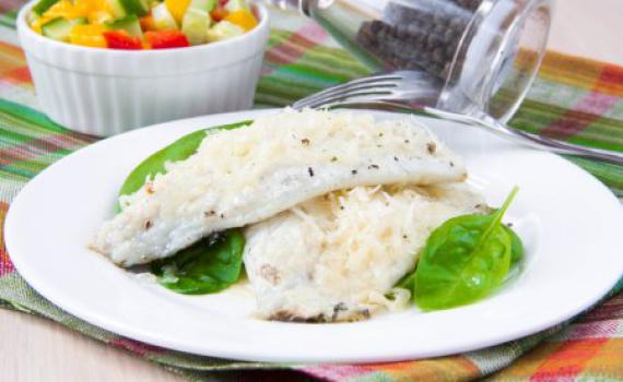 דג לשבת: מושט מטוגן לצד אורז בסמטי