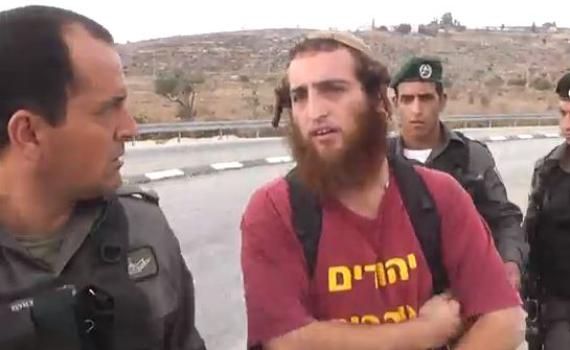 החשוד פלסטיני, המתנחל עצור