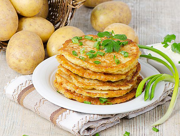 בוקר של חג: לביבות תפוחי אדמה וגזר