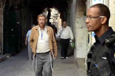 יהודה גליק שוב נעצר בהר הבית