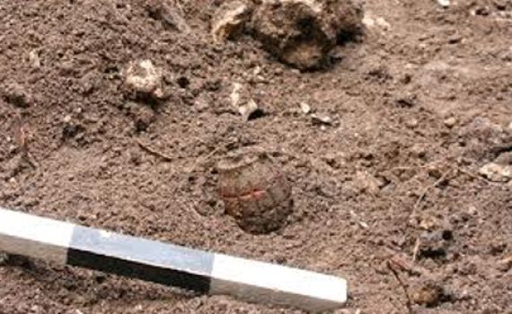 השיירה הסודית נחשפה אחרי 66 שנה בזכות רימוני יד שנמצאו בחפירות