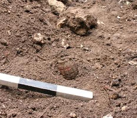 השיירה הסודית נחשפה אחרי 66 שנה בזכות רימוני יד שנמצאו בחפירות