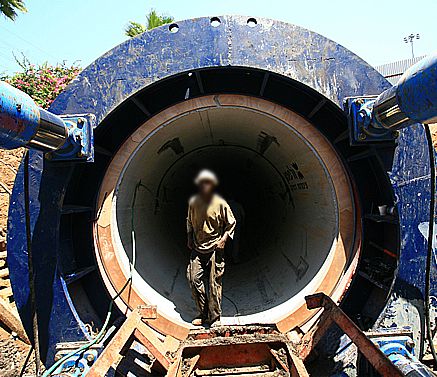 היסטוריה: צינור מים ישראלי-פלסטיני