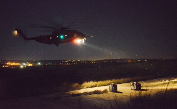 מסוקים הנחיתו גנרטורים באיתמר