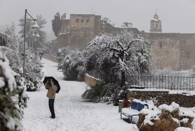 התחזית: שלג כבד בהרים; בוטלו הלימודים