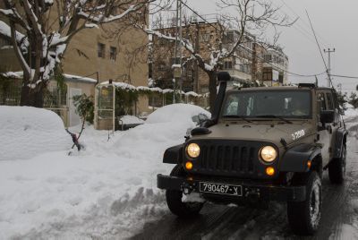 תושבי השומרון הקופאים מפונים למרכז הארץ