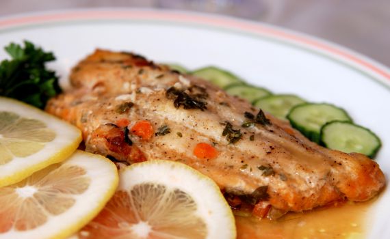 נהדר: פילה מושט אפוי בתנור