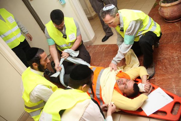 בגלל המצב הביטחוני: תרגיל חירום בנתניה