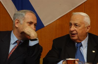 צפו: נתניהו סופד לשרון ולא מזכיר מילה על ההתנתקות