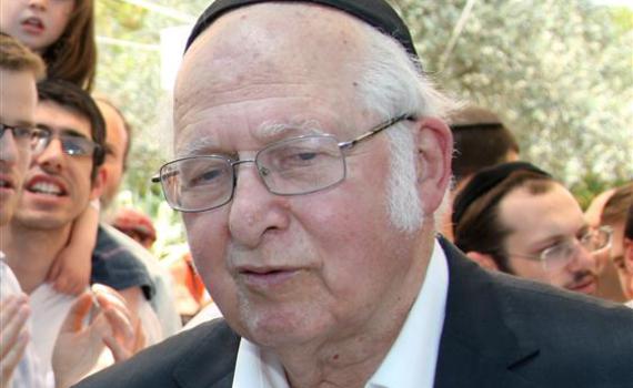 חתן פרס ישראל בתחום הספרות התורנית: הרב אהרן ליכטנשטיין