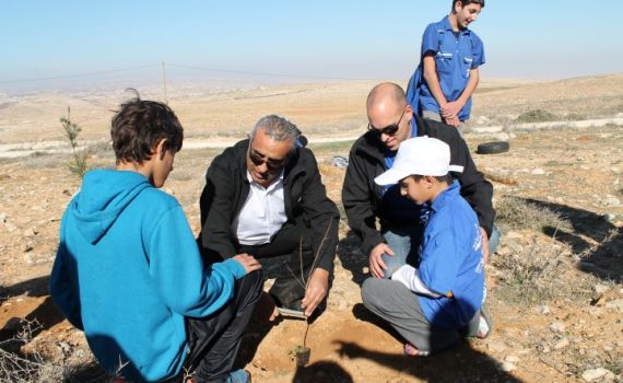 הנוער הלאומי נוטע שורשים ביהודה ושומרון