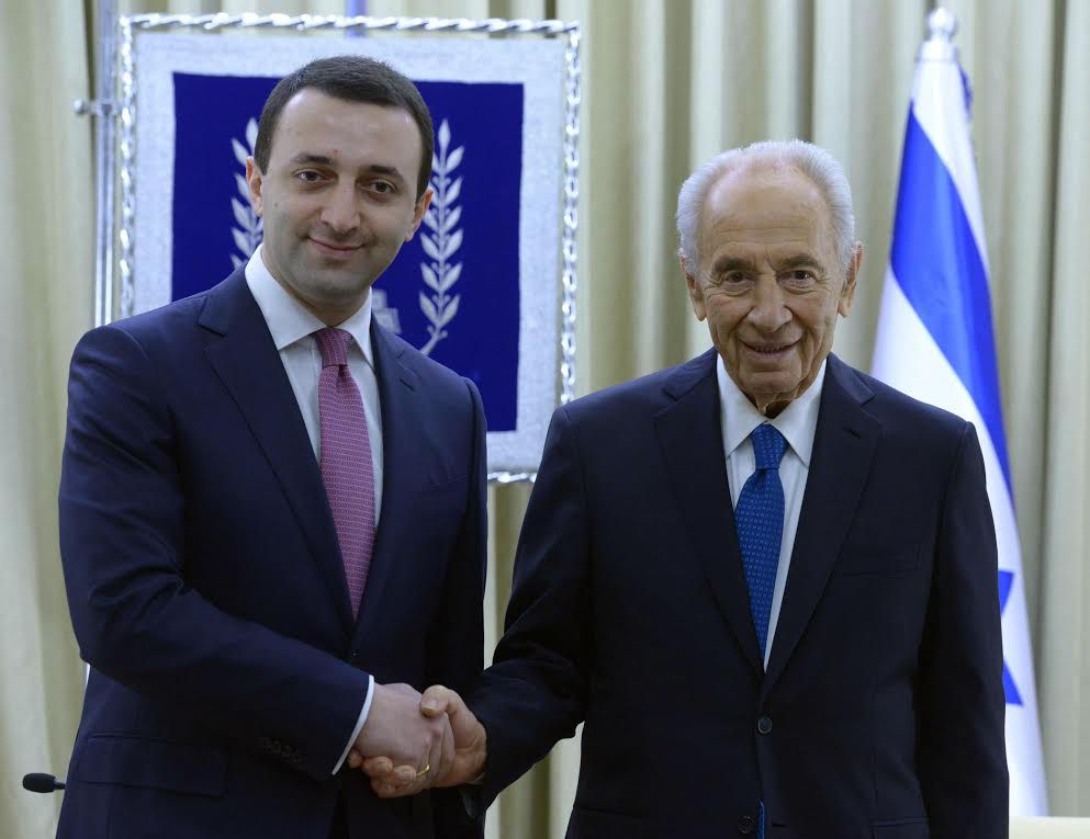 הנשיא פרס לראש-ממשלת גאורגיה: "אסור לנו להחמיץ את ההזדמנות לשלום"